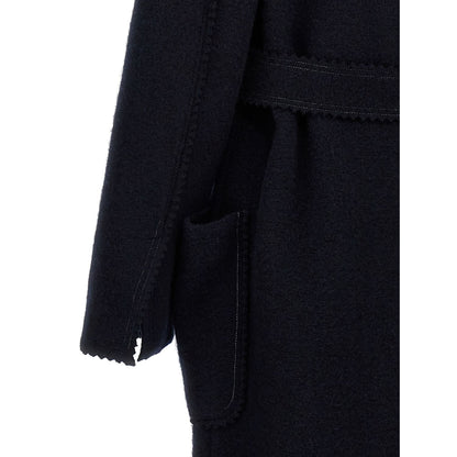 Max Mara Blue Wool Coat