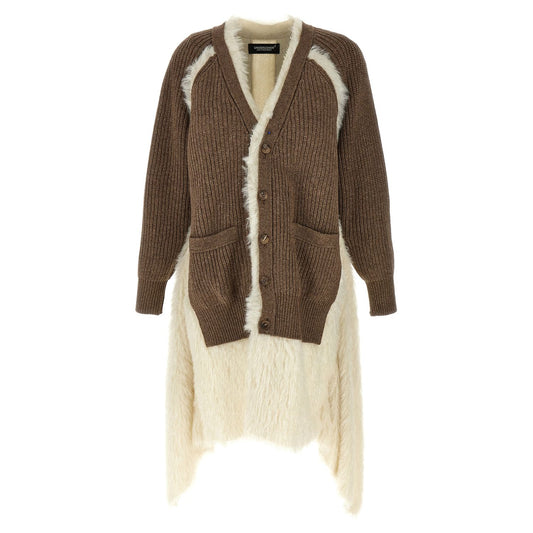 Undercover Brown Wool Cardigan