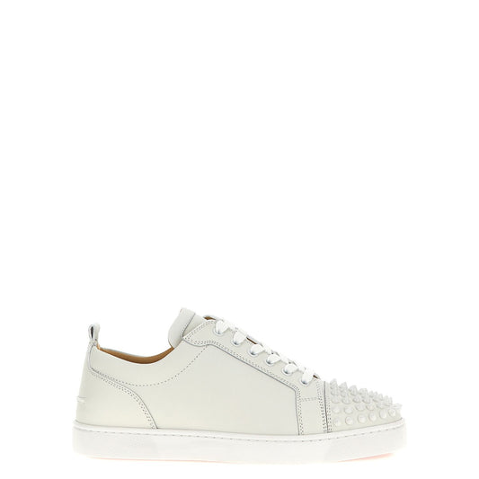 Christian Louboutin White Calfskin Low Top Sneakers