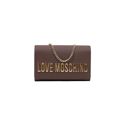 Love Moschino Brown Polyethylene Handbag