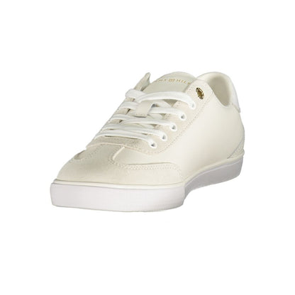 Tommy Hilfiger White Polyurethane Women's Sneaker