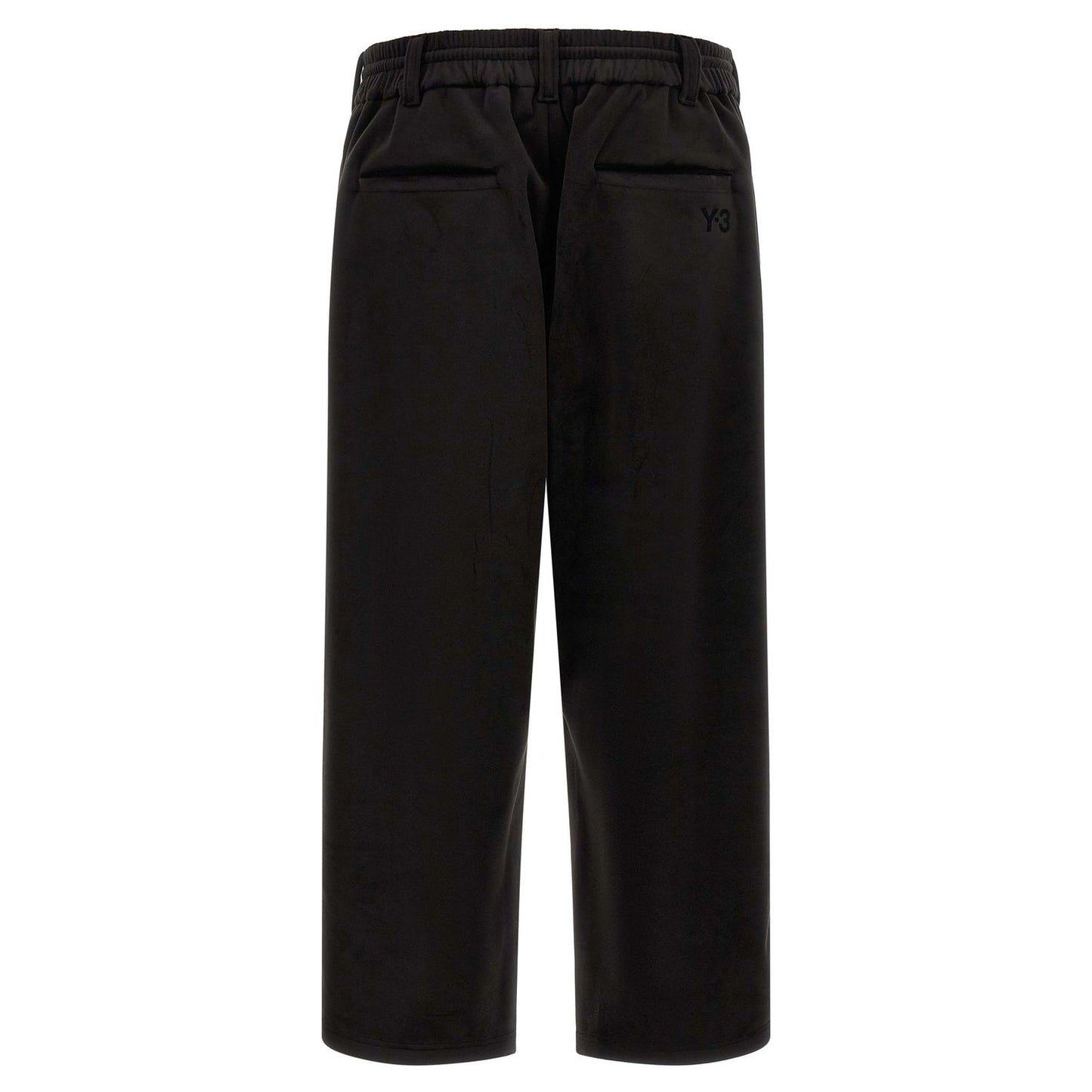 Y-3 Black Recycled Polyester Joggers (Workout Pants)