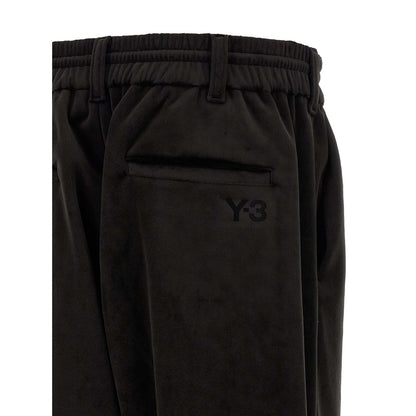 Y-3 Black Recycled Polyester Joggers (Workout Pants)