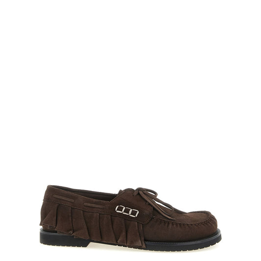 J.W.Anderson Brown Suede Leather Moccassin