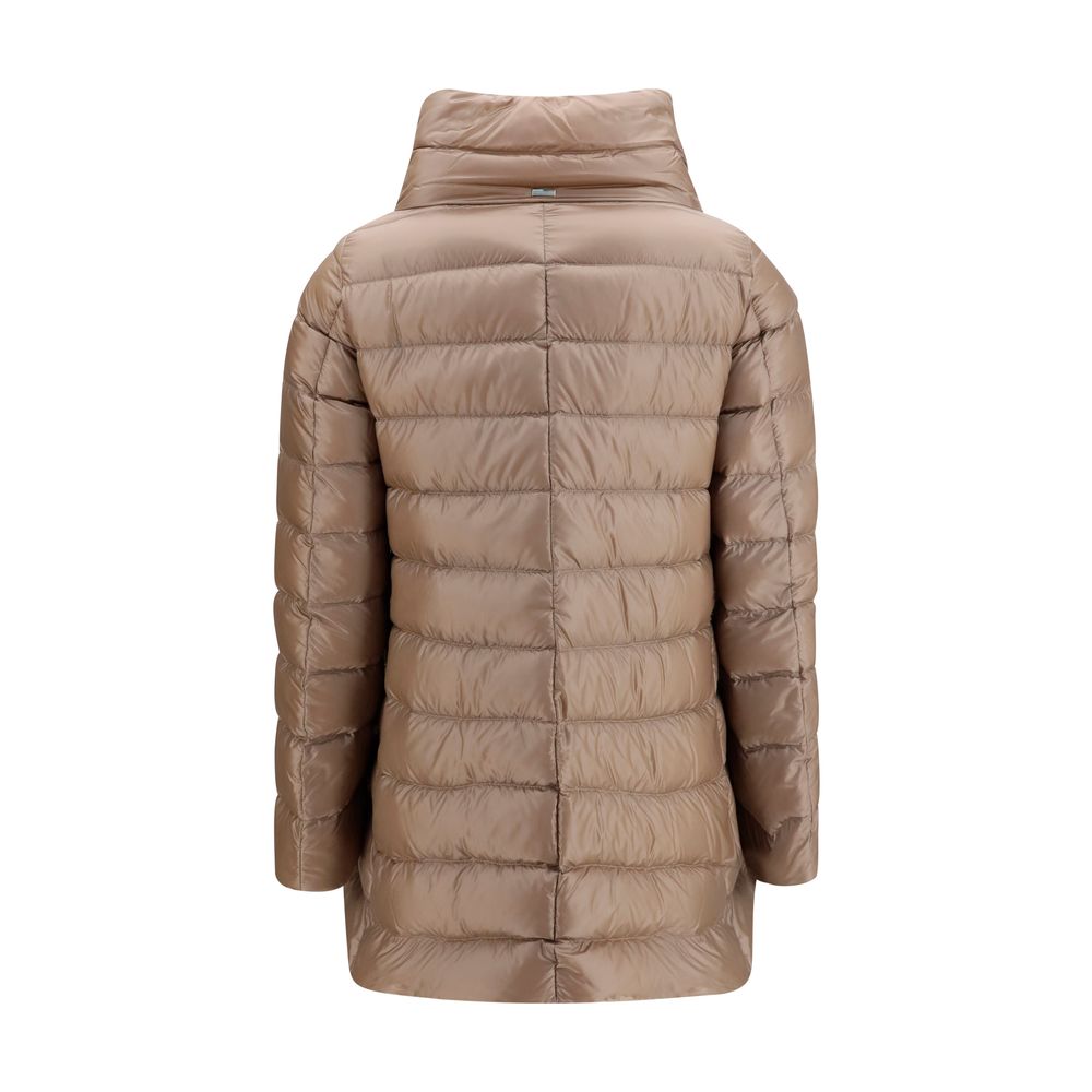 Herno Beige Polyamide Full-Length Jacket