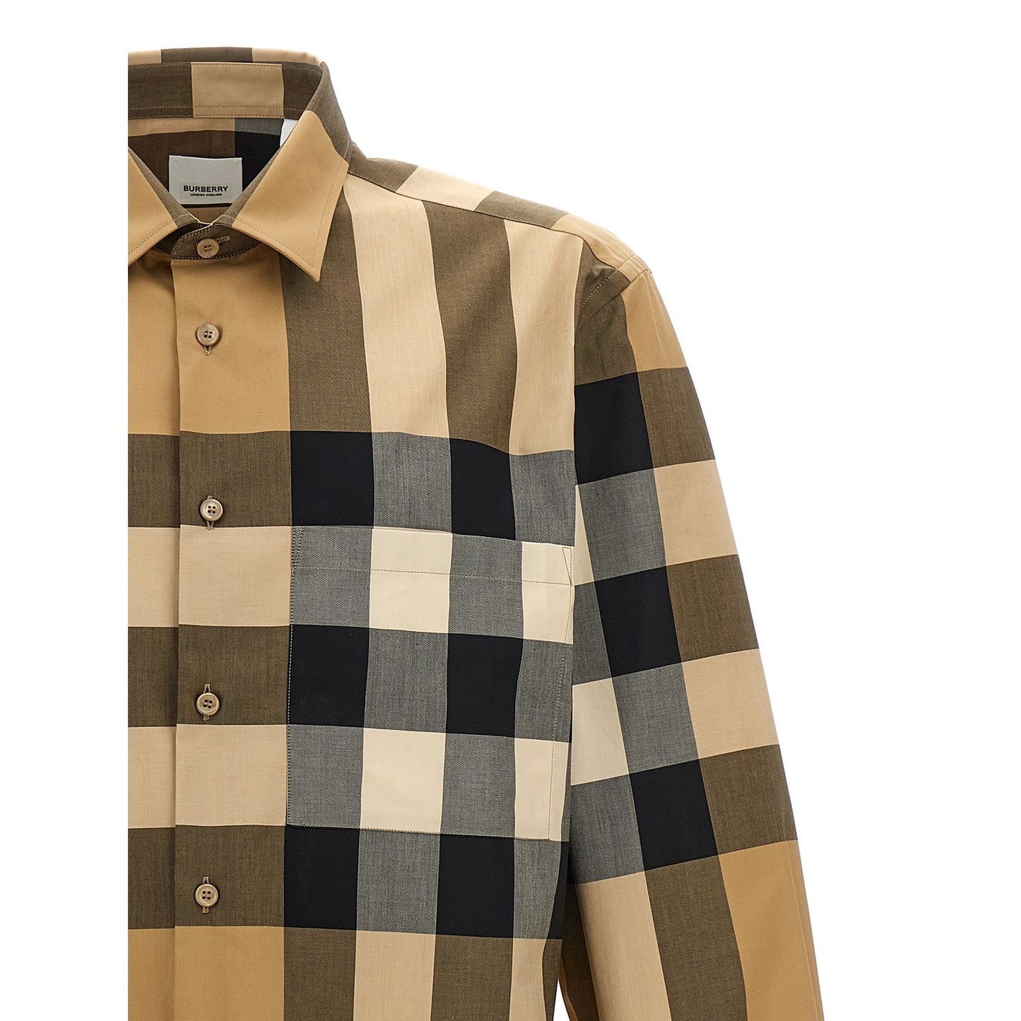 Burberry Beige Cotton Blouse