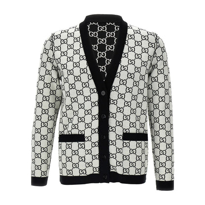 Gucci Bicolor Wool Cardigan
