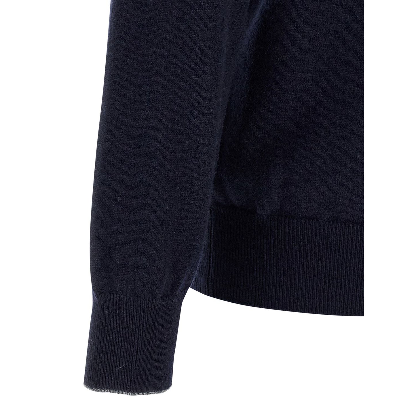 Brunello Cucinelli Blue Cashmere Cardigan