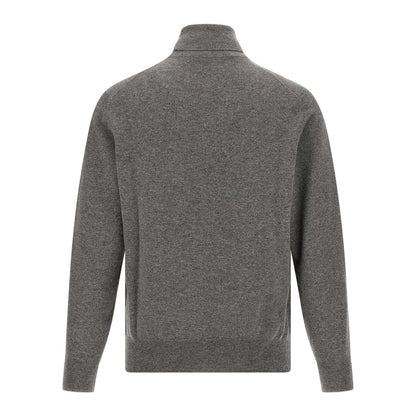 Brunello Cucinelli Gray Cashmere Cardigan