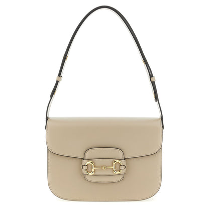 Gucci Beige Calfskin Shoulder Bag