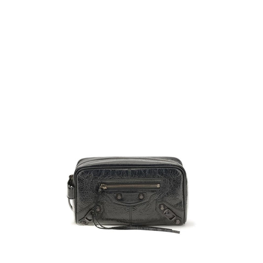 Balenciaga Black Lamb Ovis Aries Aries Wallet