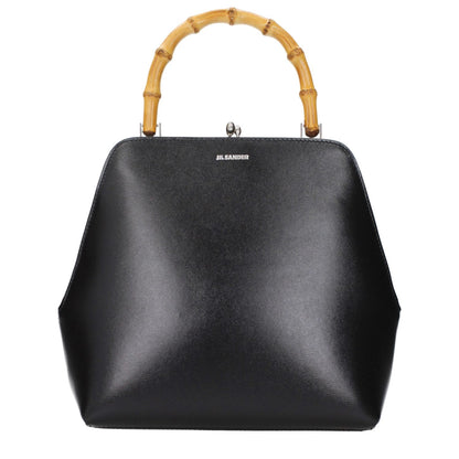 Jil Sander Black Leather Handbag