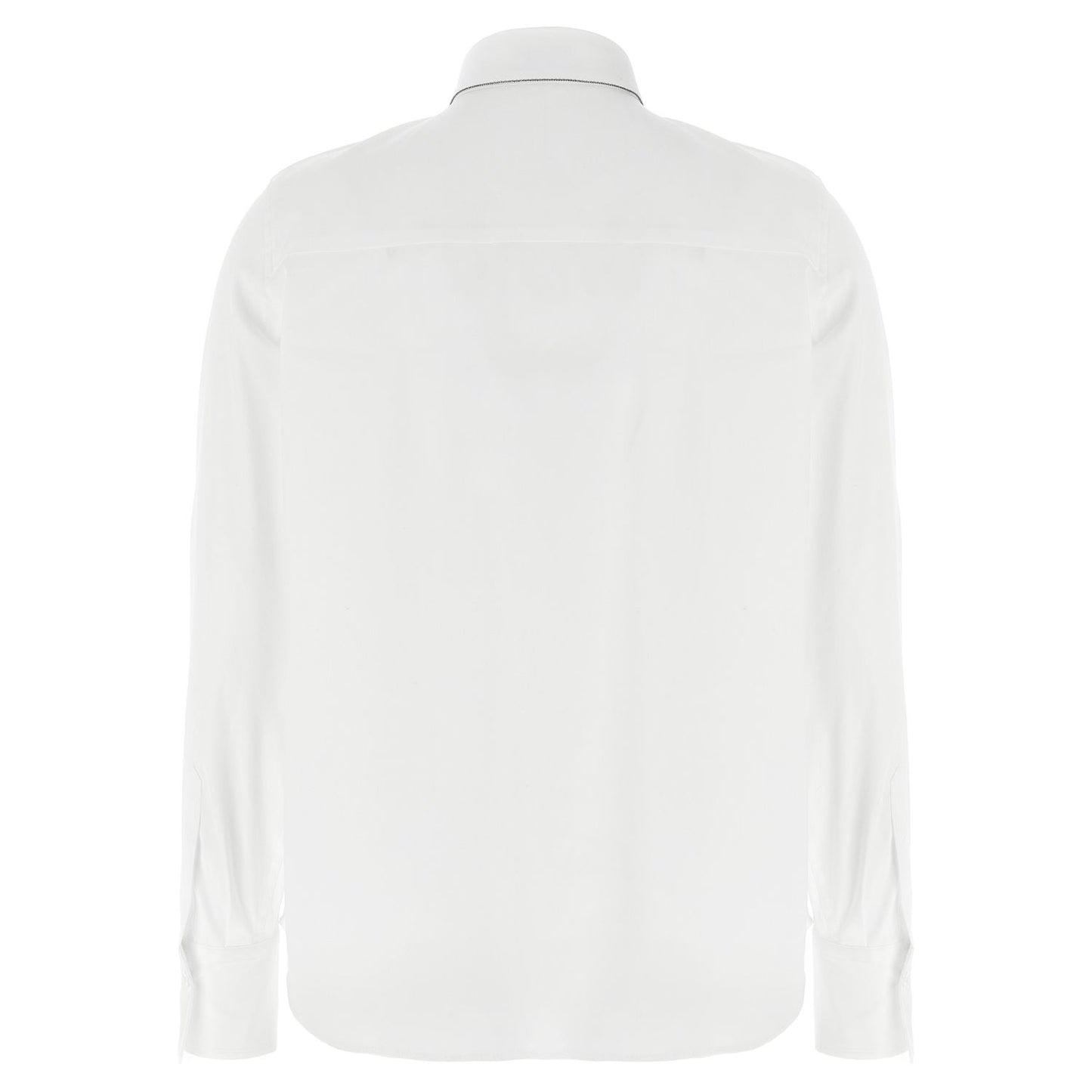 Brunello Cucinelli White Cotton Blouse