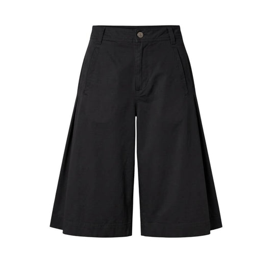 Mr&Mrs Italy Black Cotton Women Shorts
