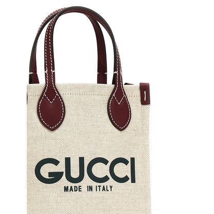 Gucci Beige Polyethylene Handbag
