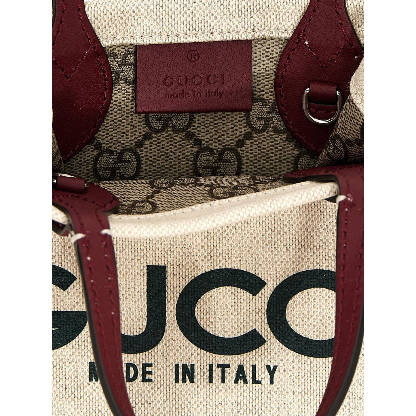 Gucci Beige Polyethylene Handbag