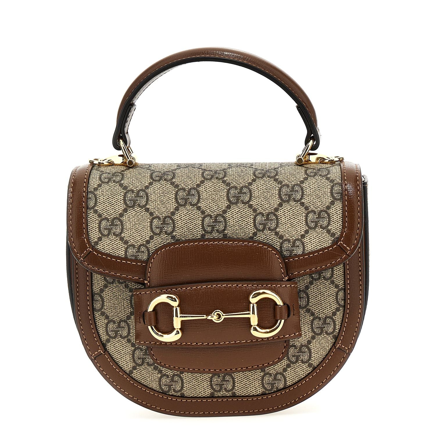 Gucci Brown Polyethylene Handbag