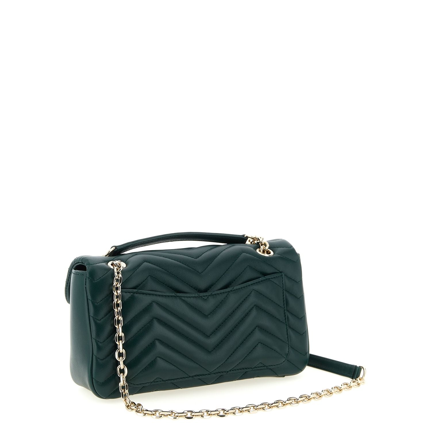 Gucci Bicolor Lamb Leather Shoulder Bag