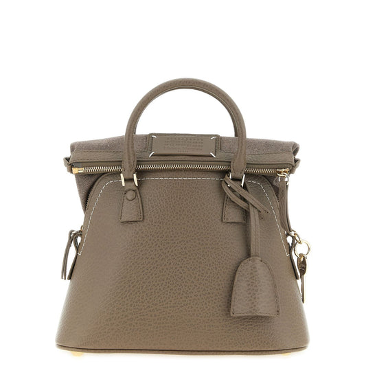 Maison Margiela Gray Calfskin Shoulder Bag