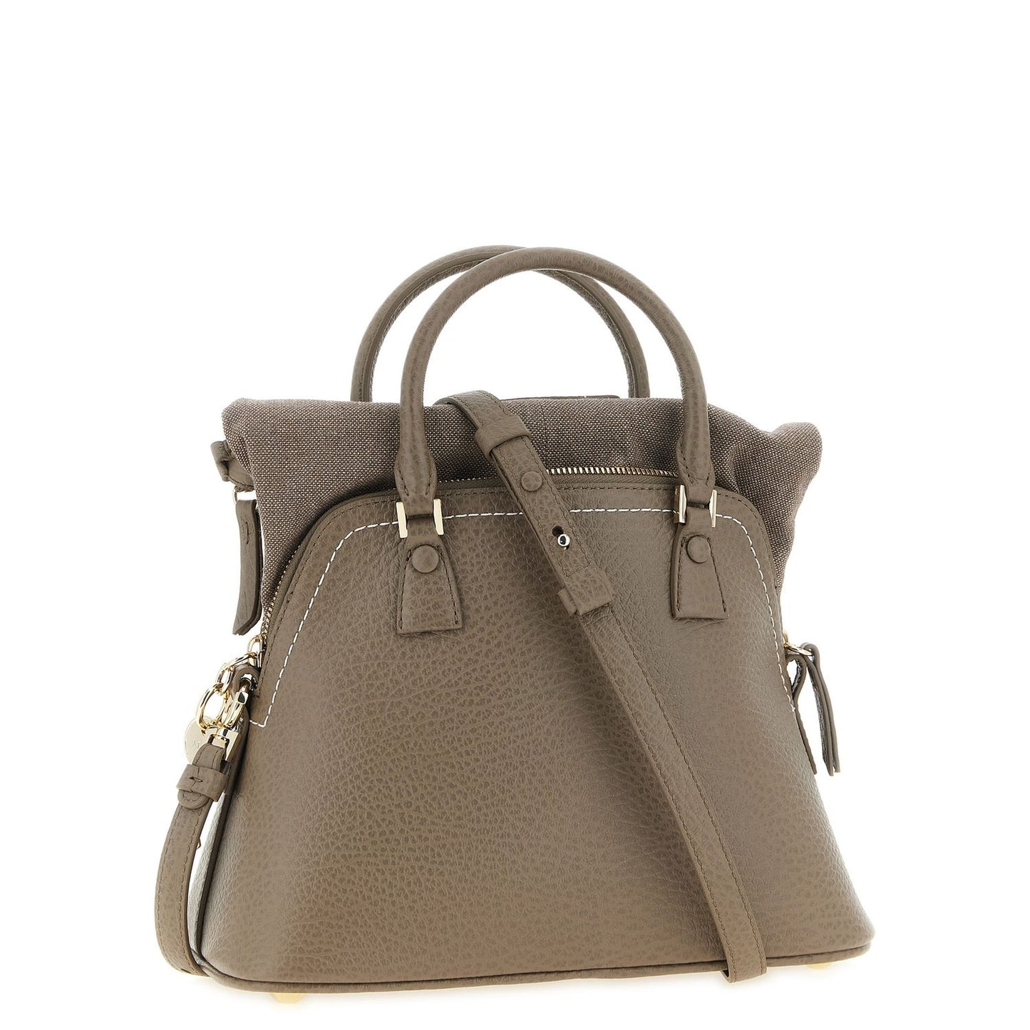 Maison Margiela Gray Calfskin Shoulder Bag