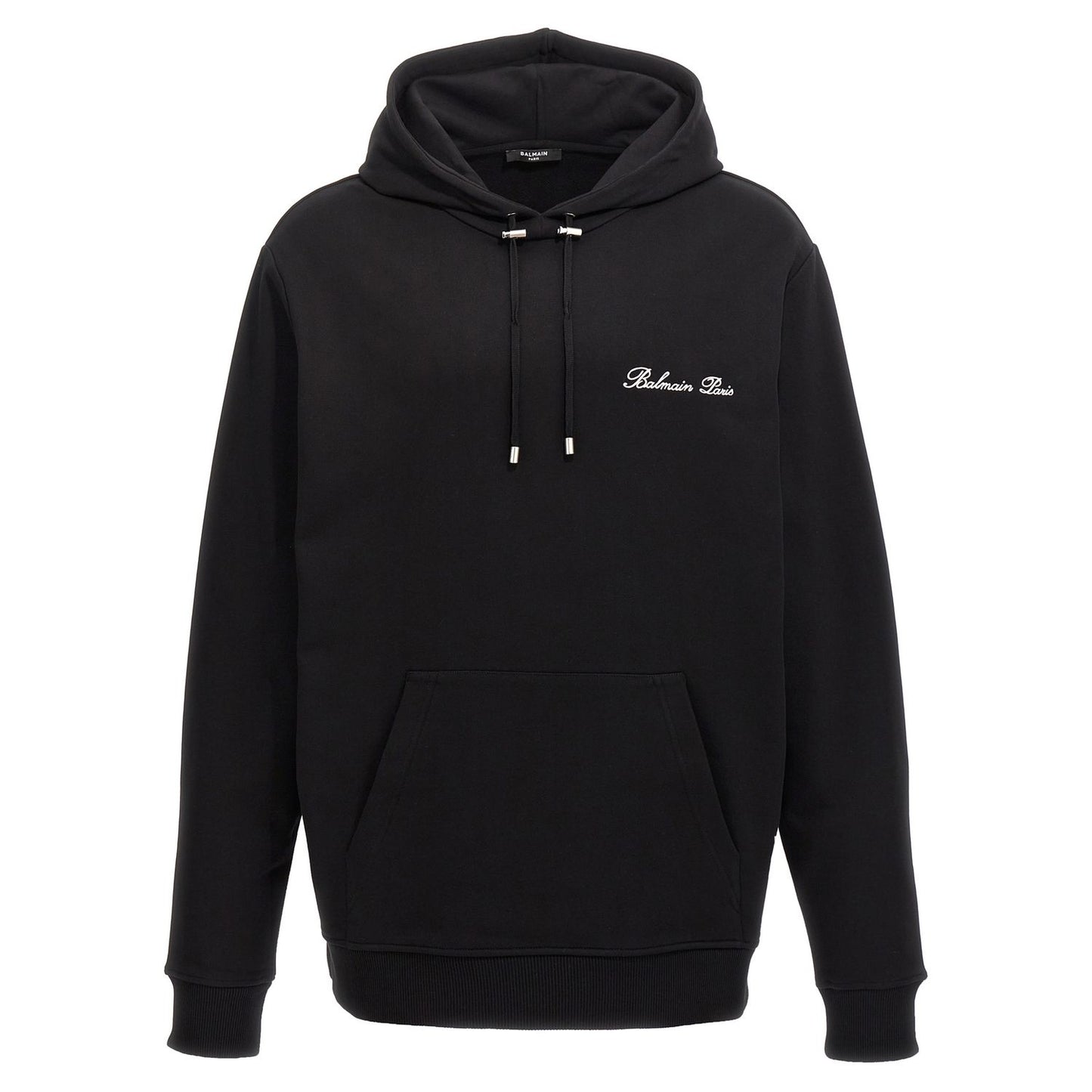 Balmain Black Cotton Sweatshirt