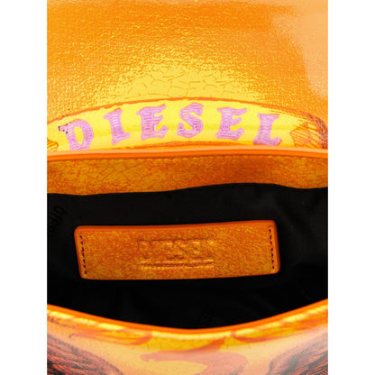 Diesel Orange Polyethylene Crossbody Bag