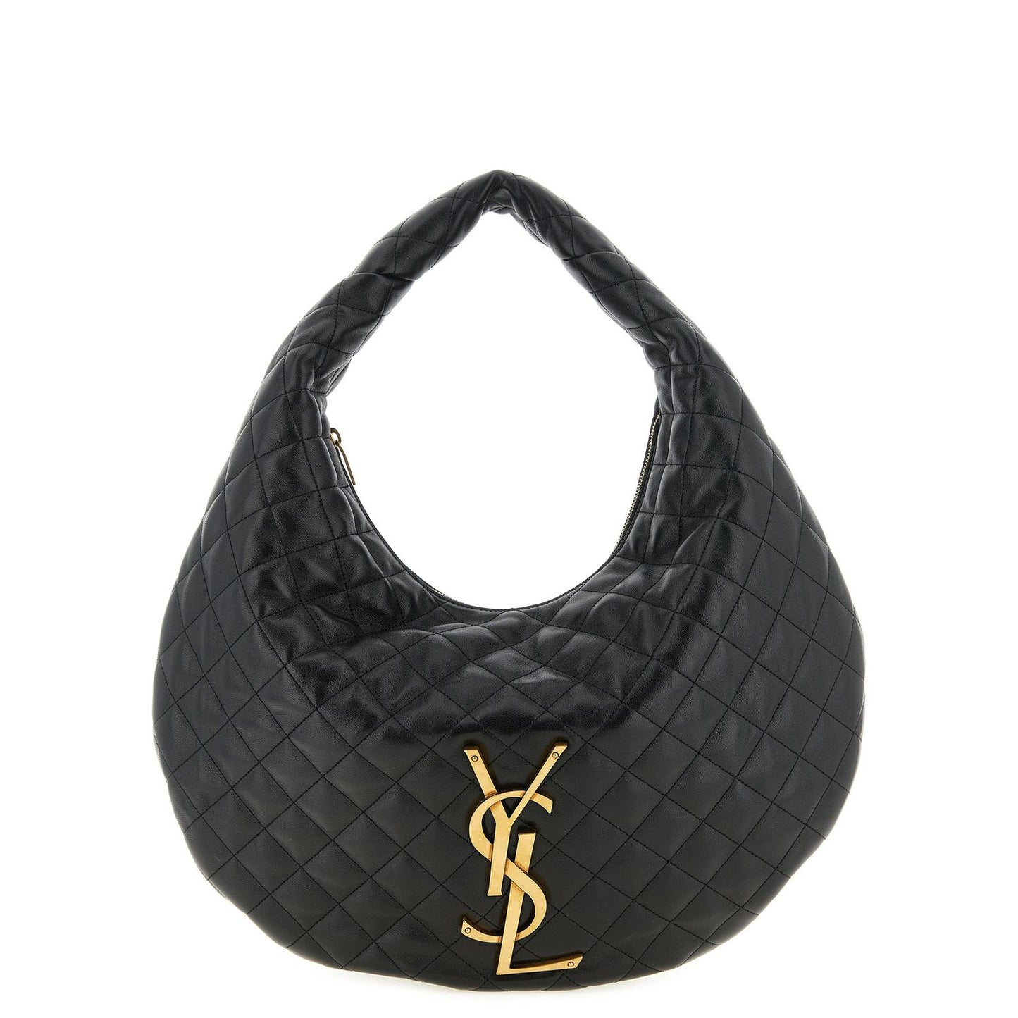 Saint Laurent Black Lamb Leather Shoulder Bag
