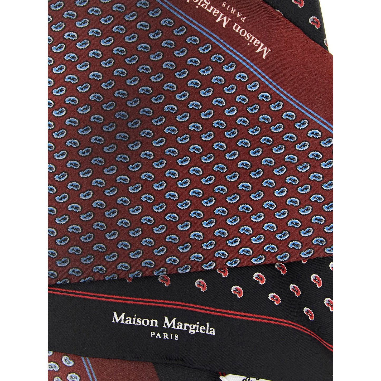 Maison Margiela Multicolor Silk Scarf