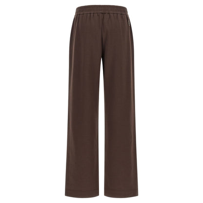 Moncler Brown Cotton Joggers (Workout Pants)