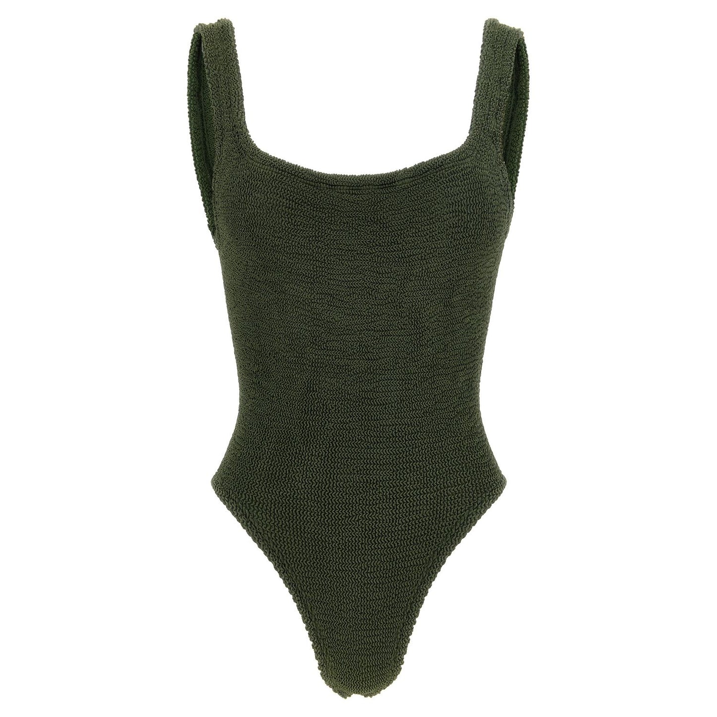 Hunza G Bicolor Polyamide One-Piece Swimsuit