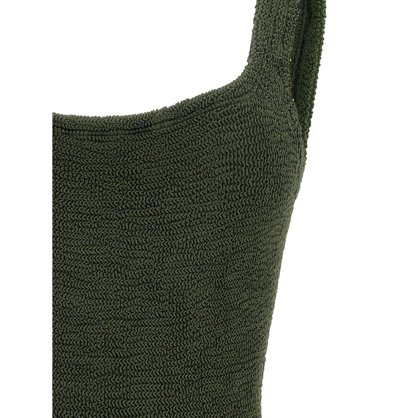 Hunza G Bicolor Polyamide One-Piece Swimsuit
