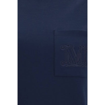Max Mara Blue Cotton Sportswear
