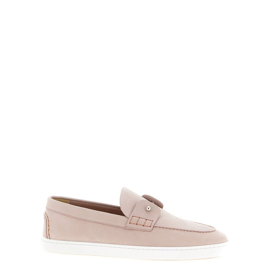 Christian Louboutin Multicolor Calfskin Slip-On Loafers
