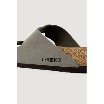 Birkenstock Gray Synthetic Strap-On Sandals