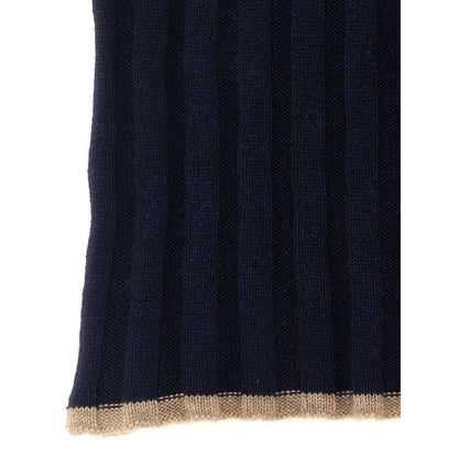 Brunello Cucinelli Blue Cashmere Scarf