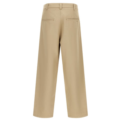 A.P.C. Beige Cotton Casual Pants