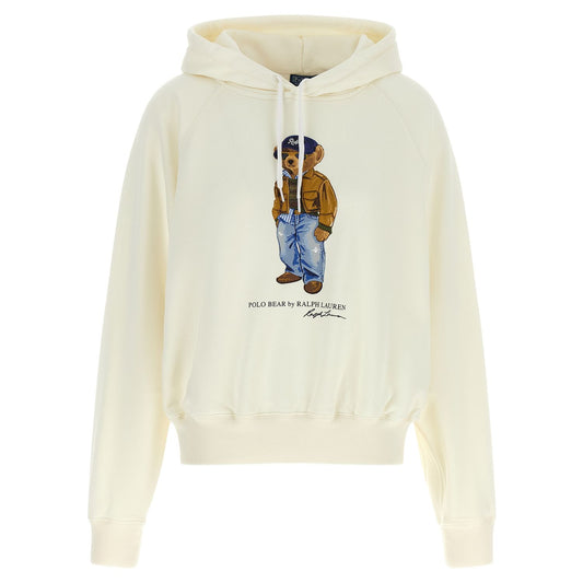 Polo Ralph Lauren White Cotton Sweatshirt