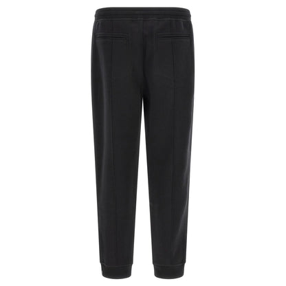 Brunello Cucinelli Black Cotton Joggers (Workout Pants)