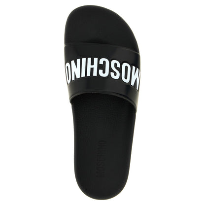 Moschino Bicolor Pvc Slides