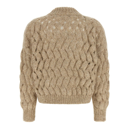 Brunello Cucinelli Beige Wool Cardigan