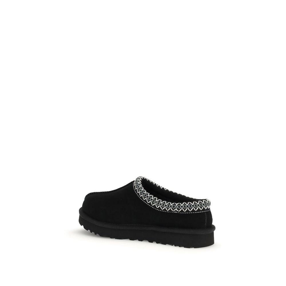 UGG Black Leather Clogs