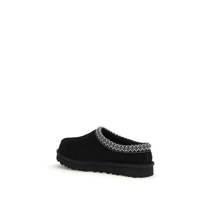UGG Black Leather Clogs