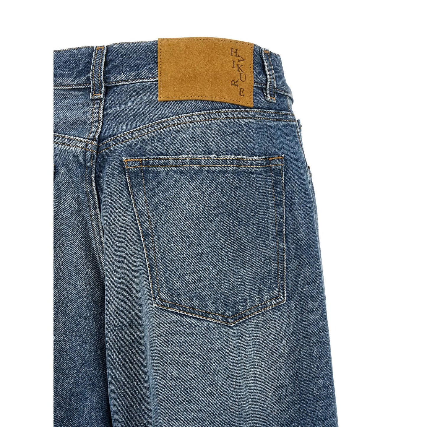 Haikure Blue Cotton Jeans Denim