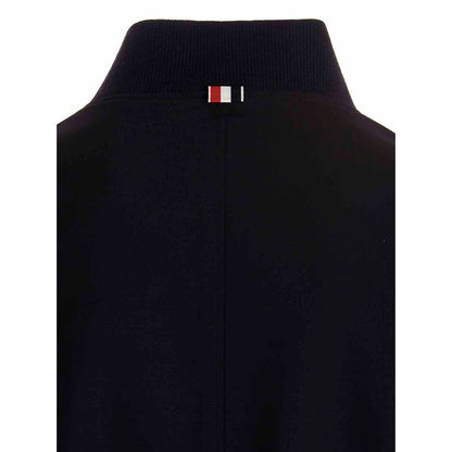 Thom Browne Blue Wool Bomber
