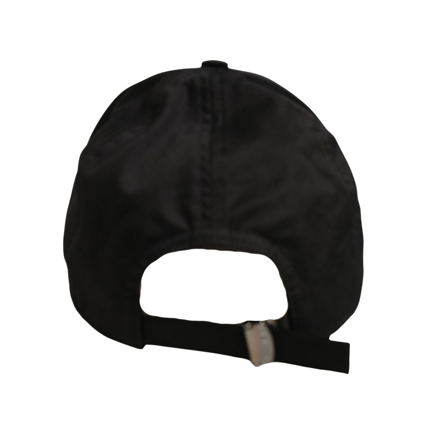 Dolce & Gabbana Men Black Cotton Baseball Cap 6 Panels Hat