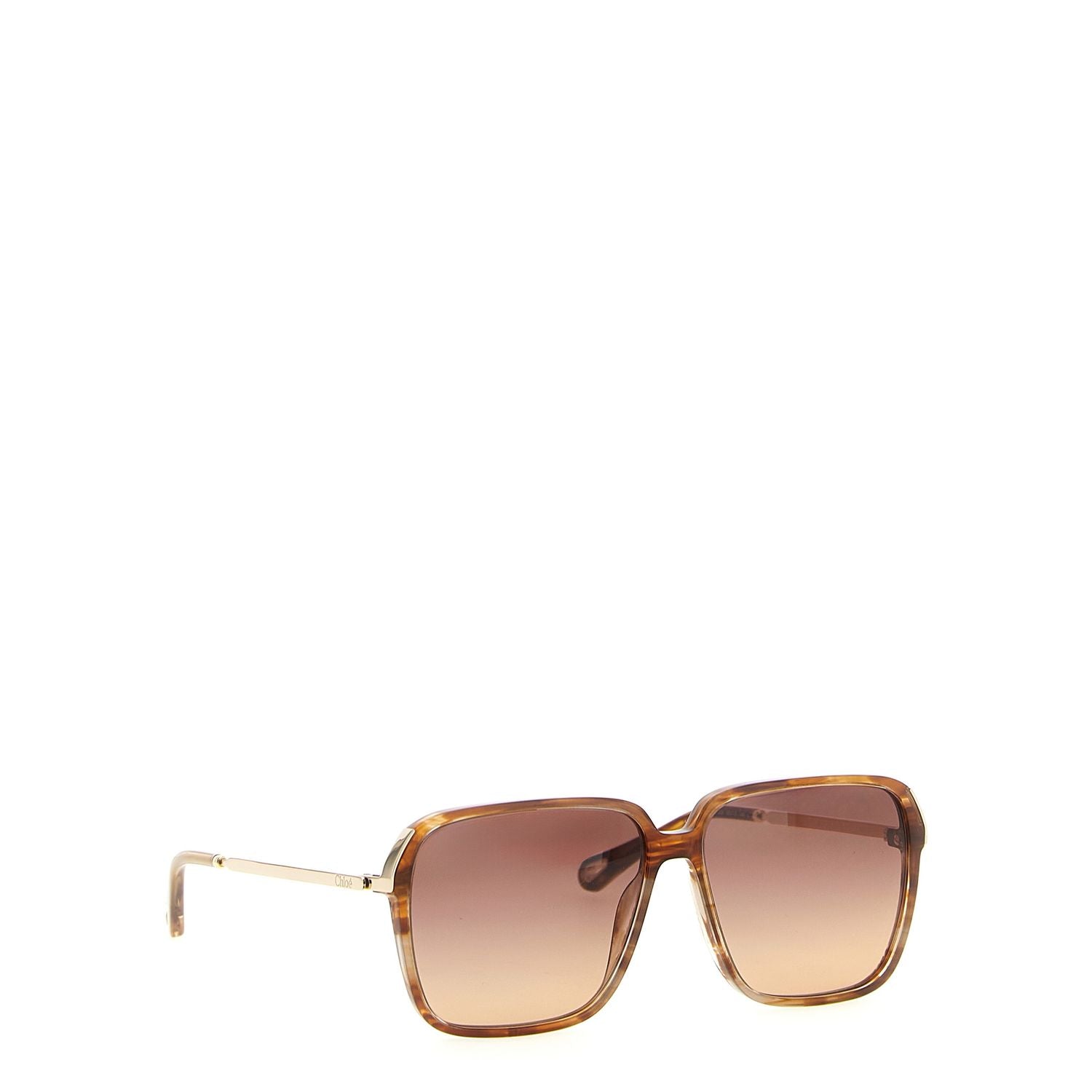 Chloé Brown Acetate Sunglasses