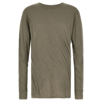 Rick Owens Gray Cotton T-Shirt