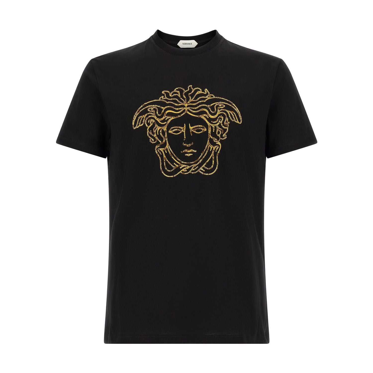 Versace Black Cotton T-Shirt