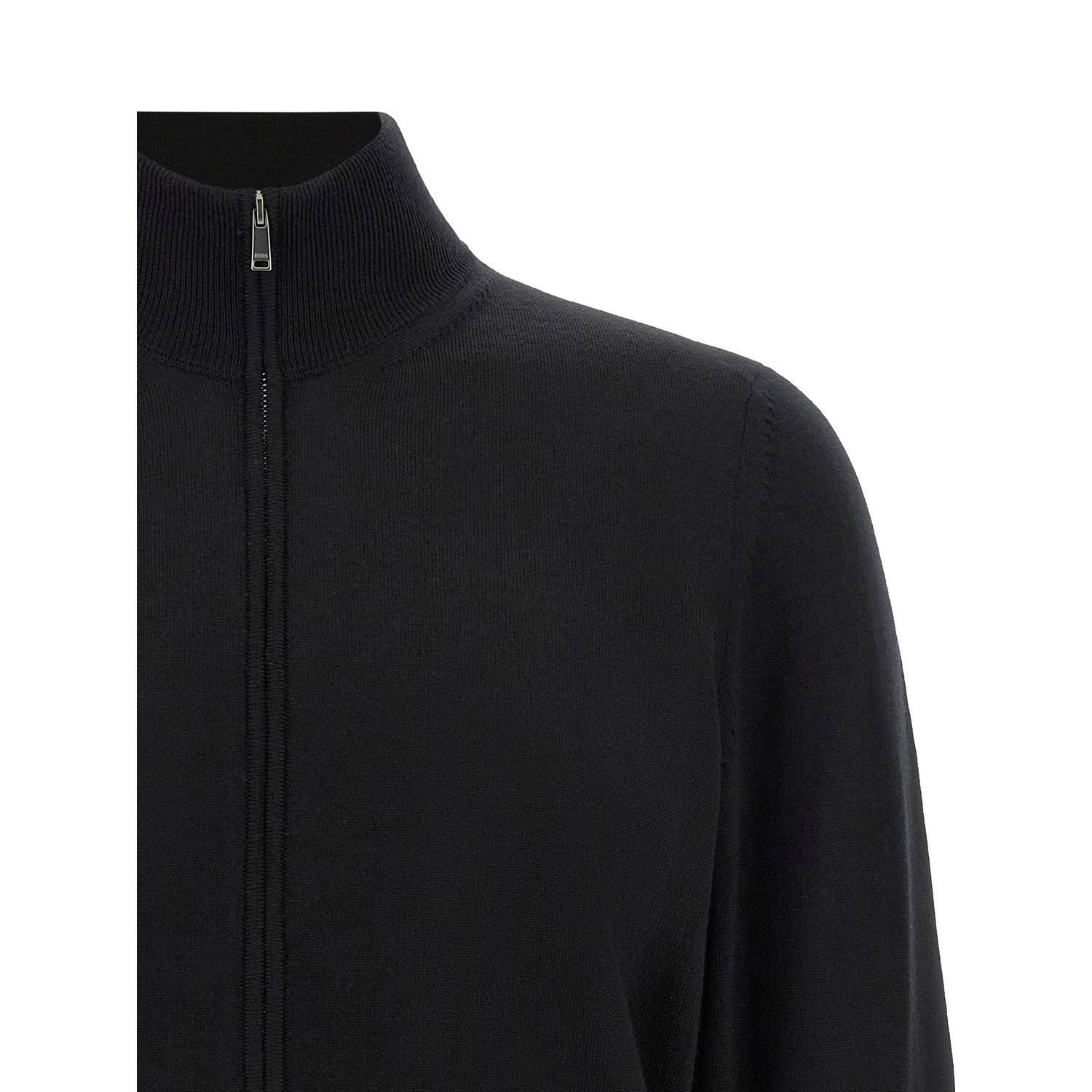 Hugo Boss Black Virgin Wool Cardigan