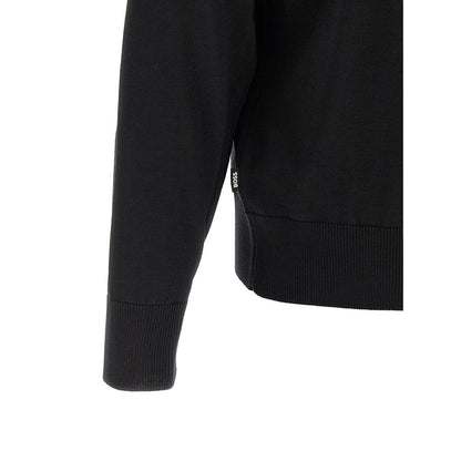 Hugo Boss Black Virgin Wool Cardigan